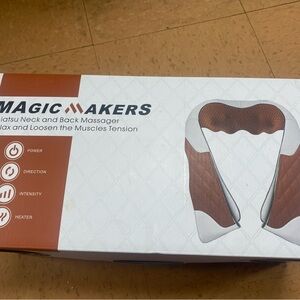 Magic Makers Shiatsu Neck and Back Massager new open box